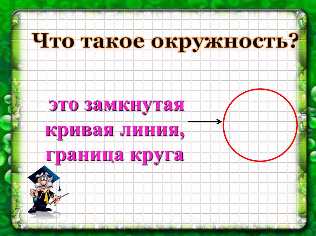 Презентация на тему окружность 2 класс