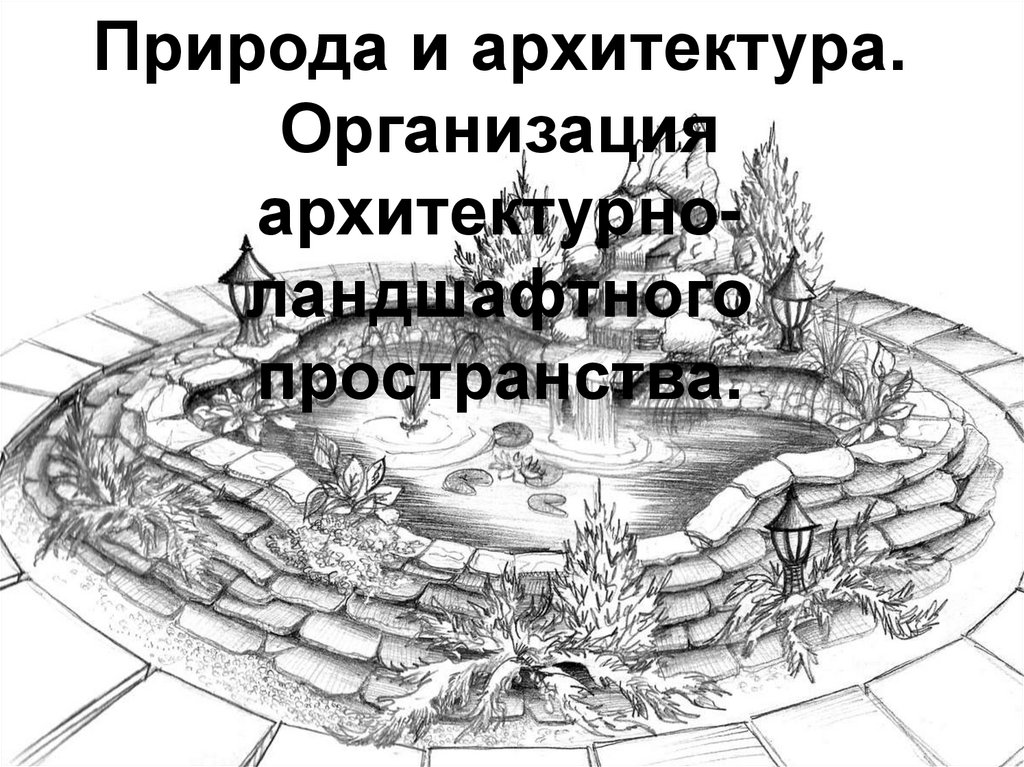 Презентация организация архитектурно ландшафтного пространства изо 7 класс