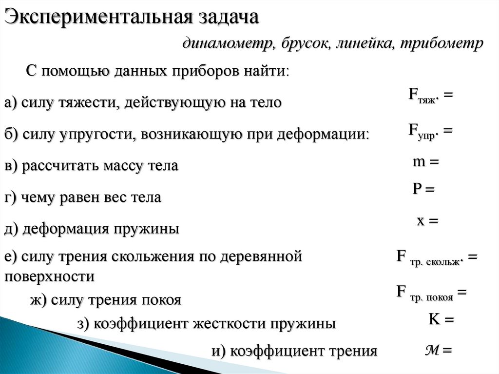 Как обозначается магнитная сила в физике.