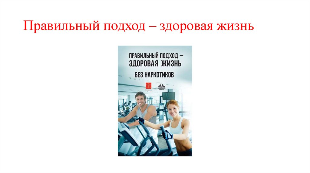 Правильный подход – здоровая жизнь