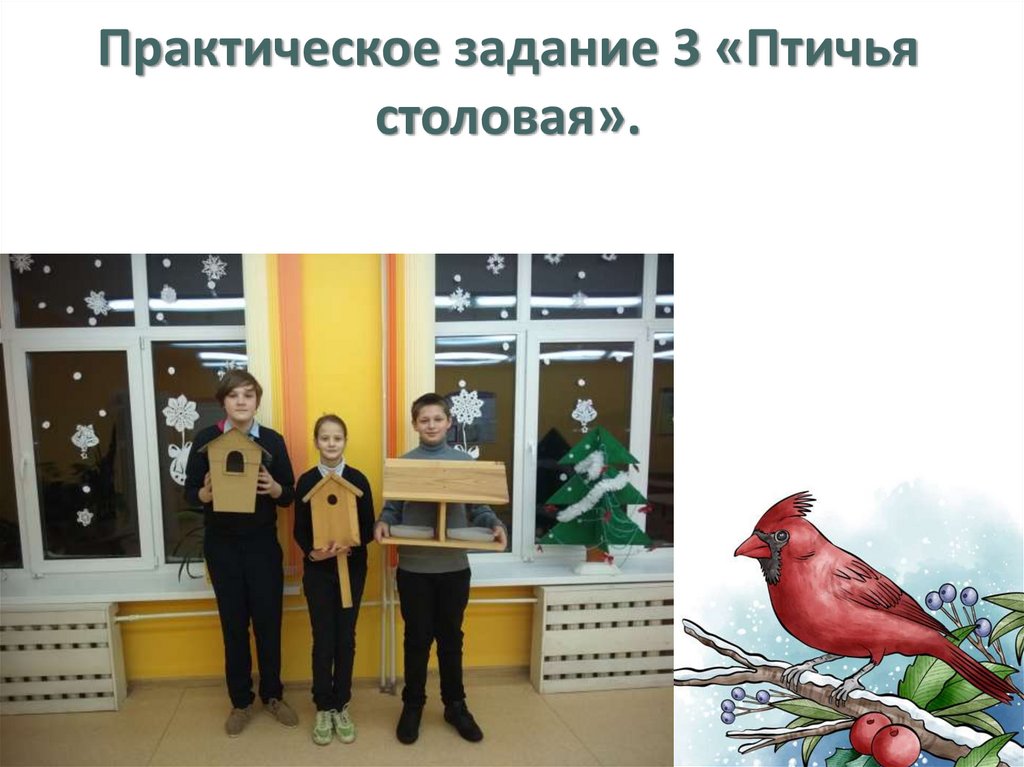 Практическое задание 3 «Птичья столовая».