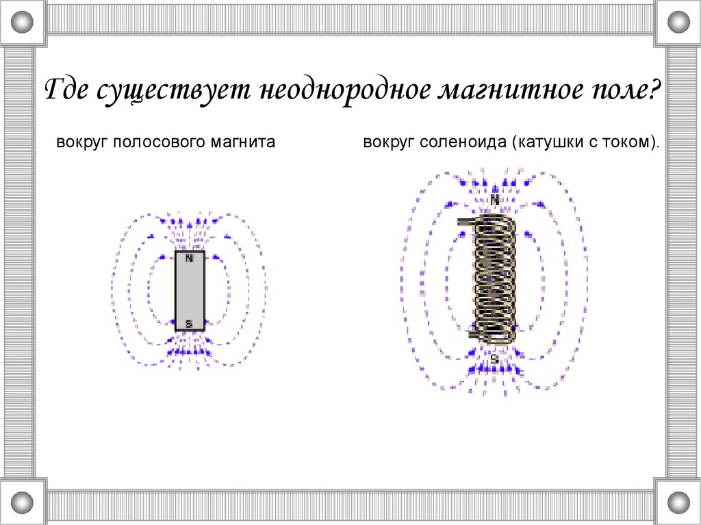 Неоднородное магнитное