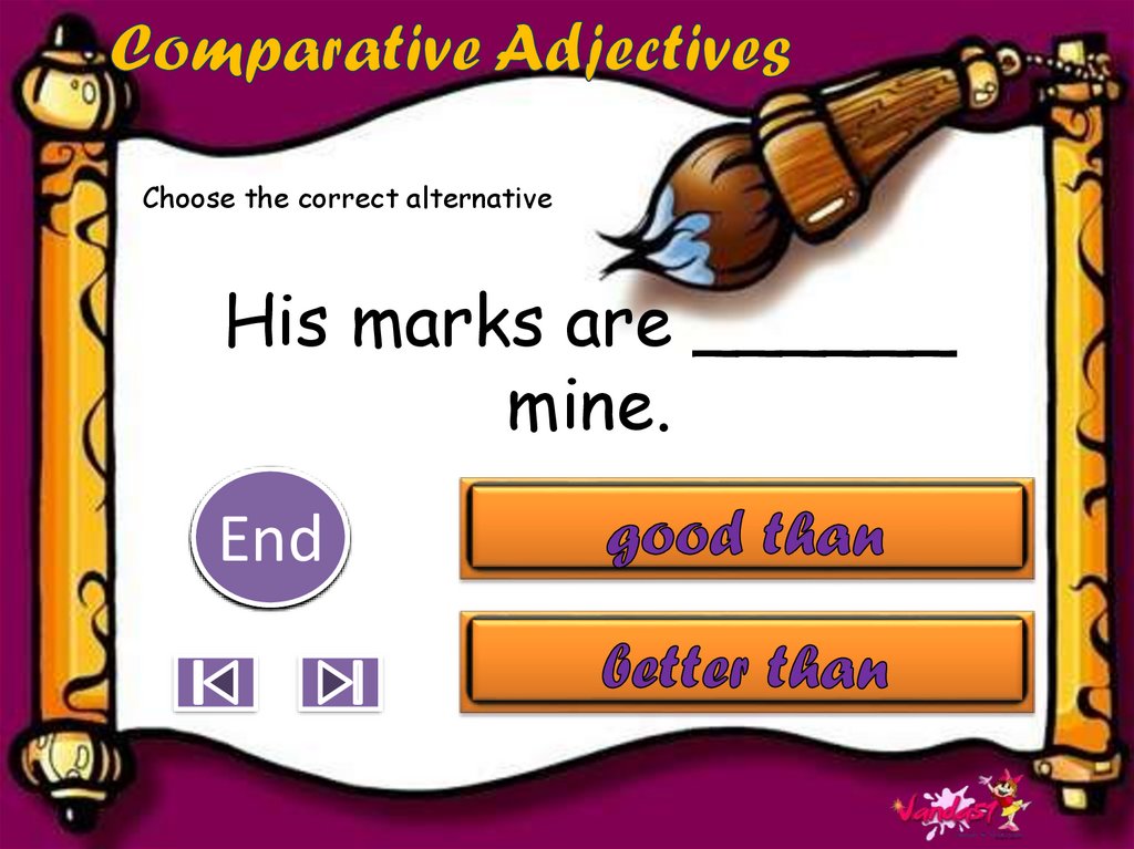 His marks were terrible last. Choose the correct alternative ответы. Choose the correct alternative. Choose the correct anternative.