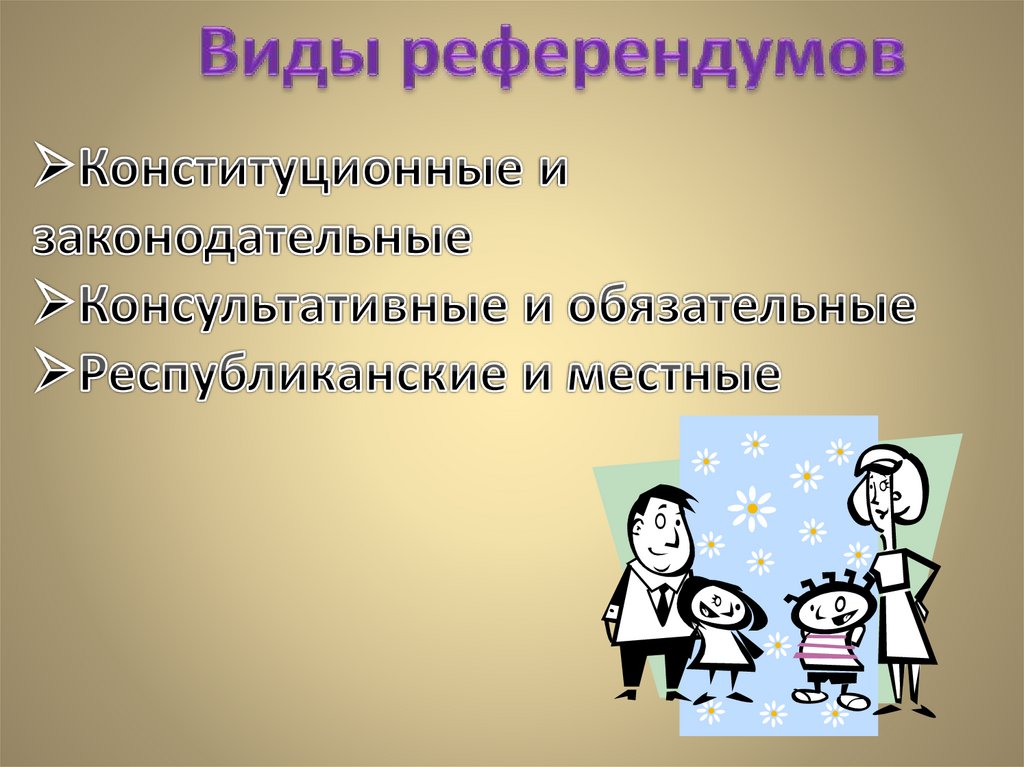 Виды референдумов схема