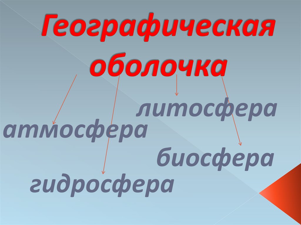 Географическая оболочка