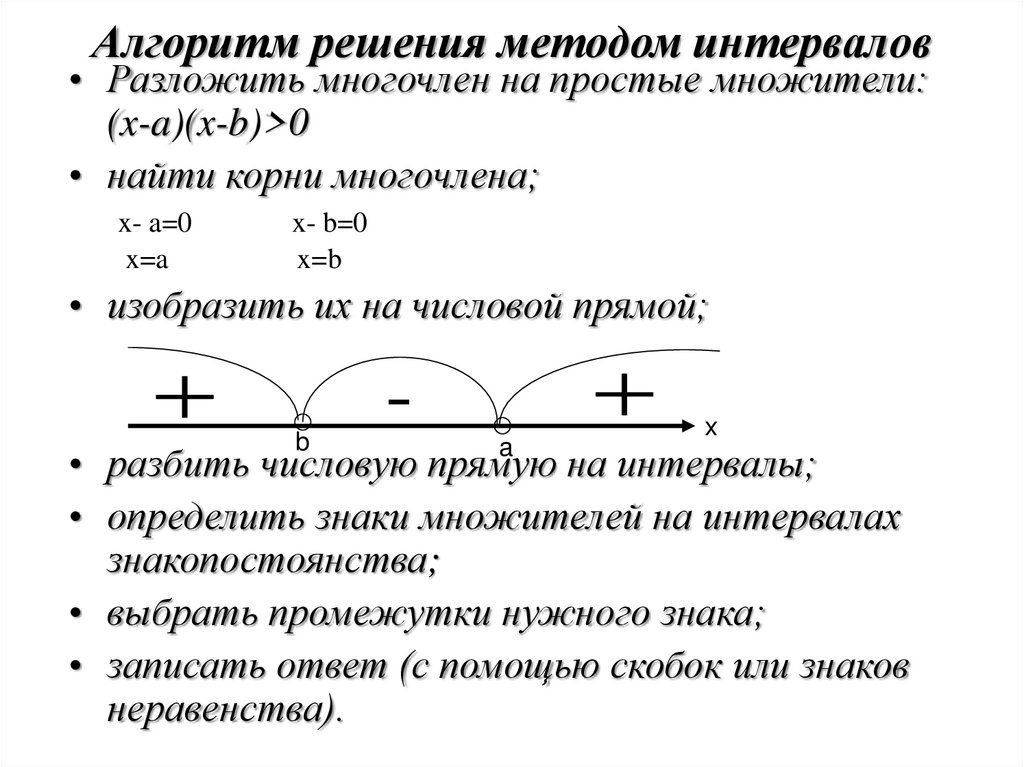 2 9 какой промежуток. Метод интервалов как определить знак. Метод интервалов как расставлять знаки. Как определить знаки промежутков в методе интервалов. Решение уравнений методом интервалов.