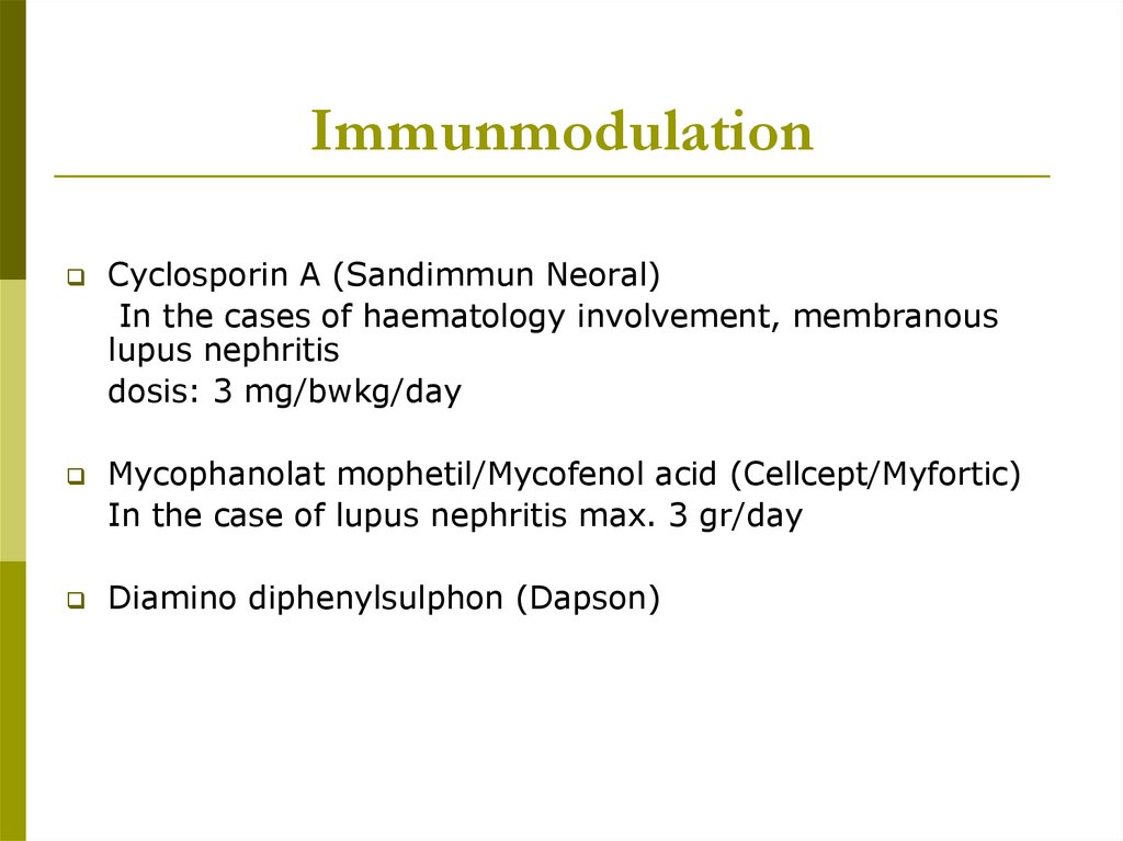 Immunmodulation