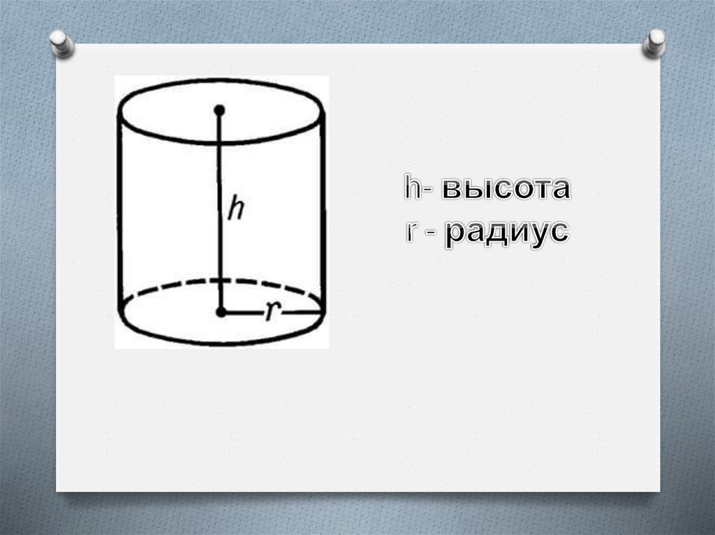 Презентация цилиндр 4 класс