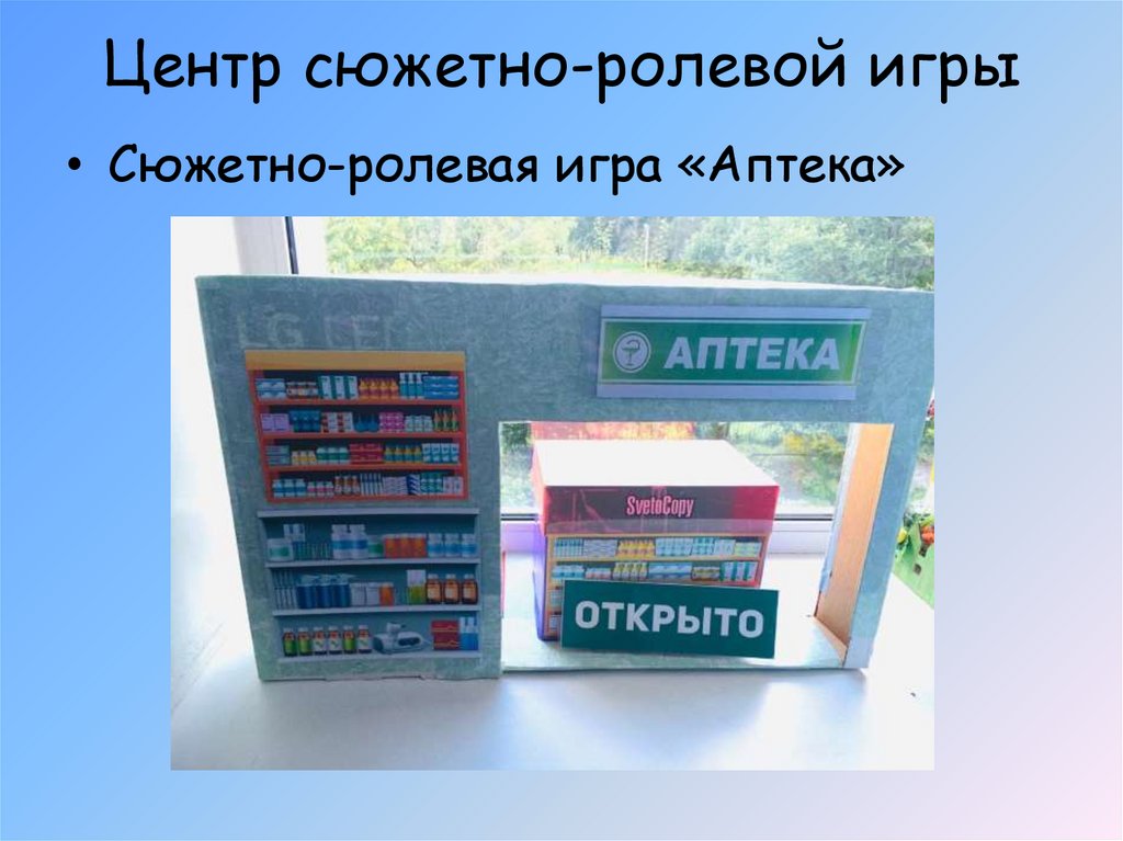 Центр сюжетно-ролевой игры