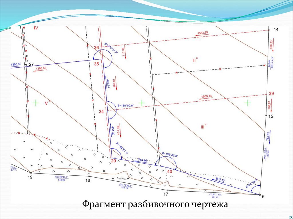 Полевые работы при перенесении проекта в натуру