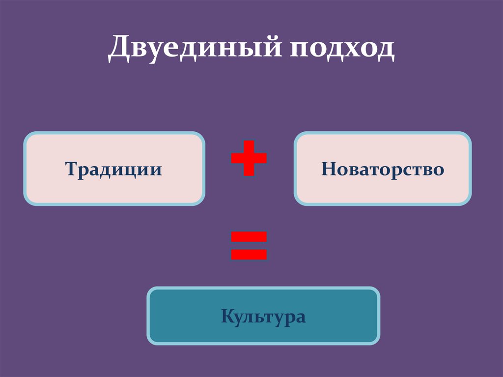 Двуединый подход