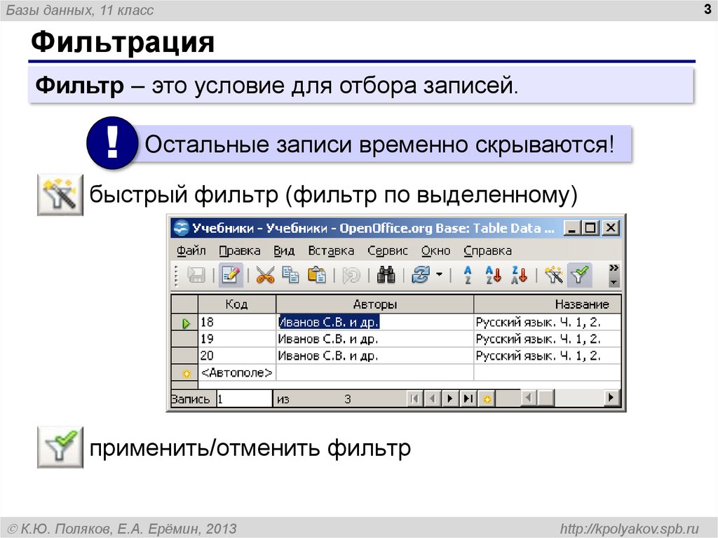 База записей. Фильтрация данных в access. Фильтрация это в базе данных. База данных фильтр. Фильтрация записей в базе данных это.