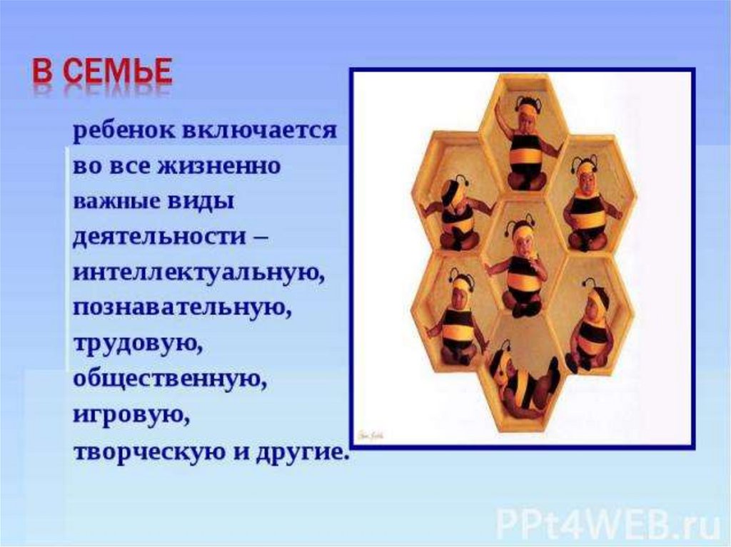 Презентация венец всех ценностей семья