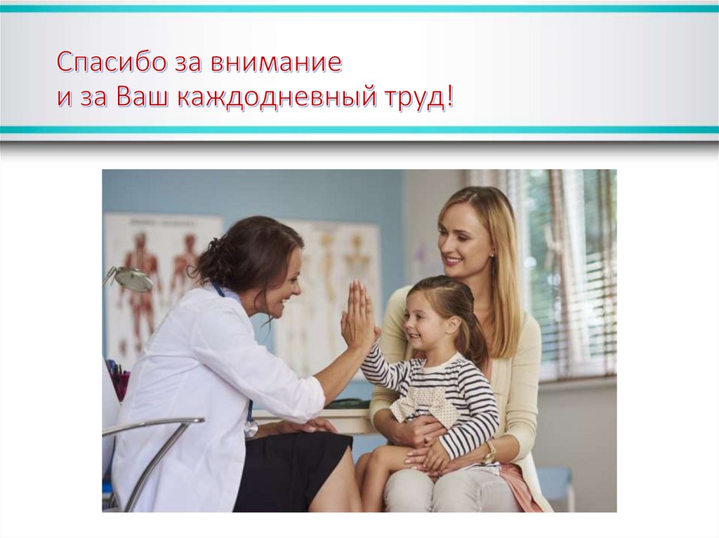 Спасибо за внимание и за Ваш каждодневный труд!