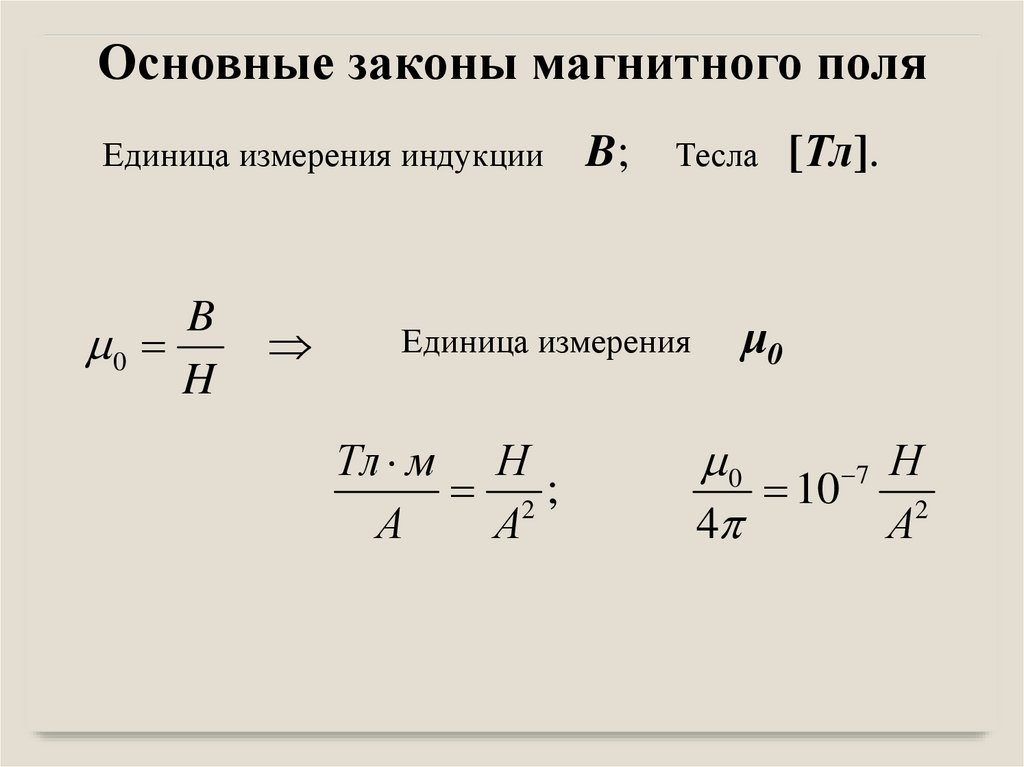 Тесла единица измерения магнитной