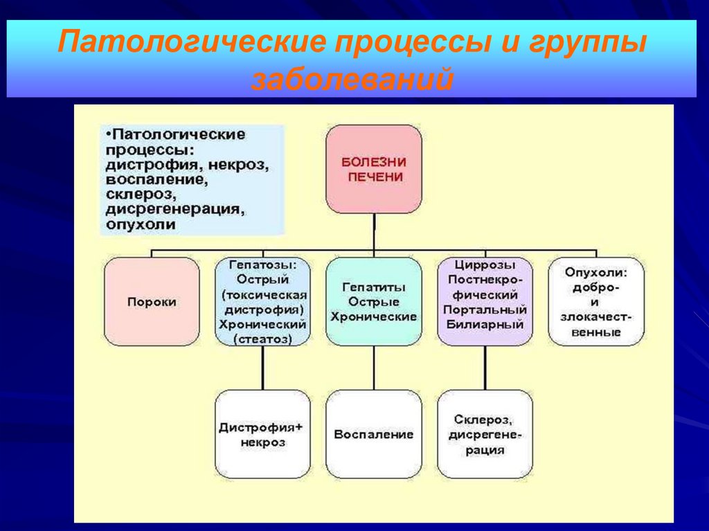 В какой группе заболеваний