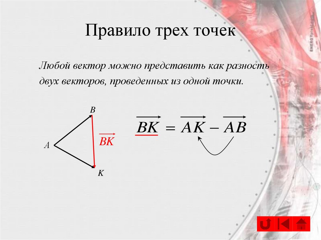 Точки правила. Правило трех точек. Правило трех точек вектора. Правило трех точек опоры. Правило трех точек вектора правило.