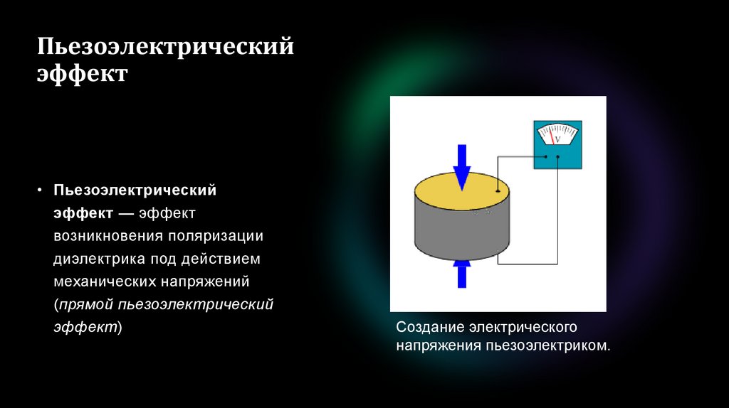 Пьезоэлектрический эффект - online presentation