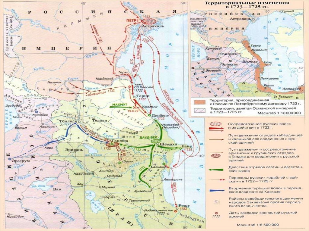 Поход 1722 1723 годов