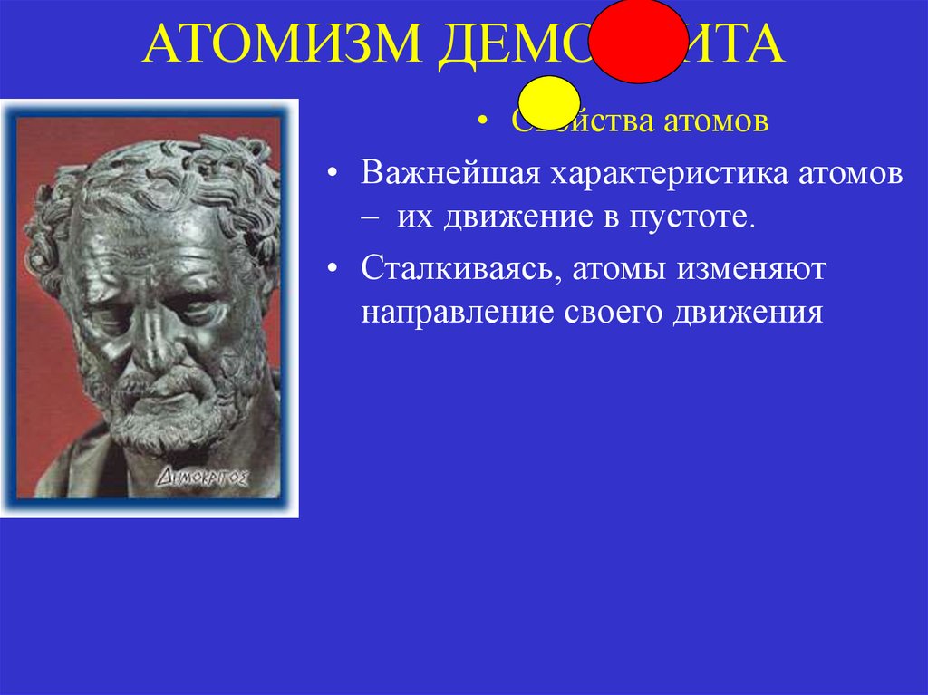 Атом Демокрита. Атомизм. Математический атомизм. Логический атомизм в философии языка..