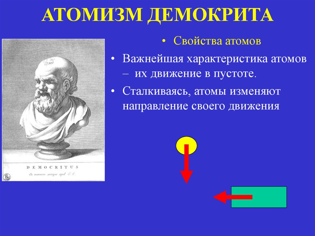 Одним из виднейших представителей древнегреческого атомизма был