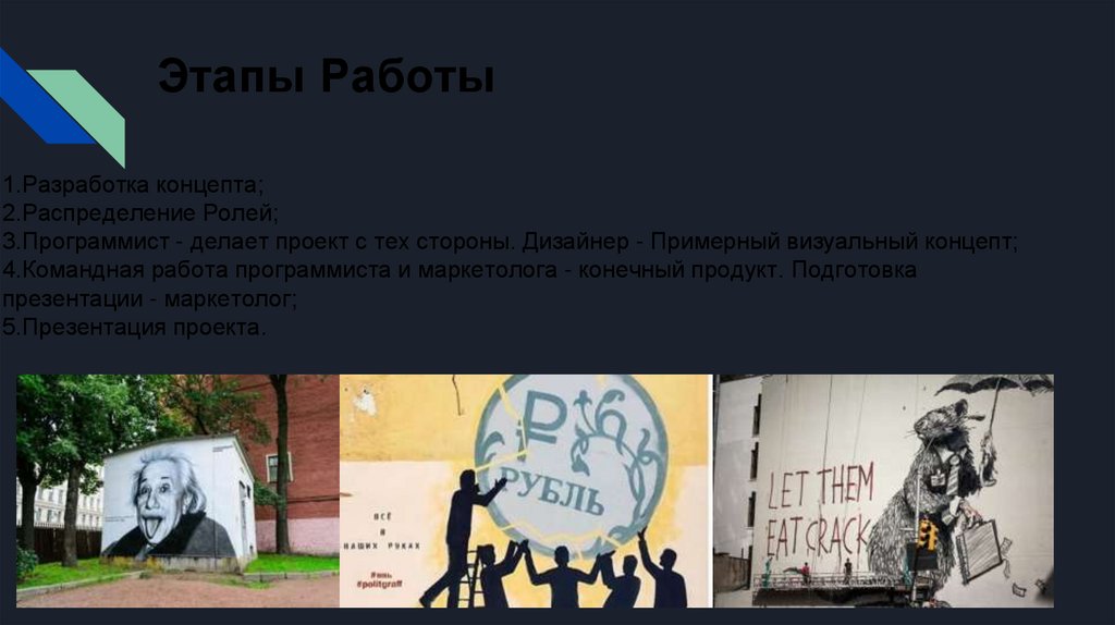 Этапы Работы