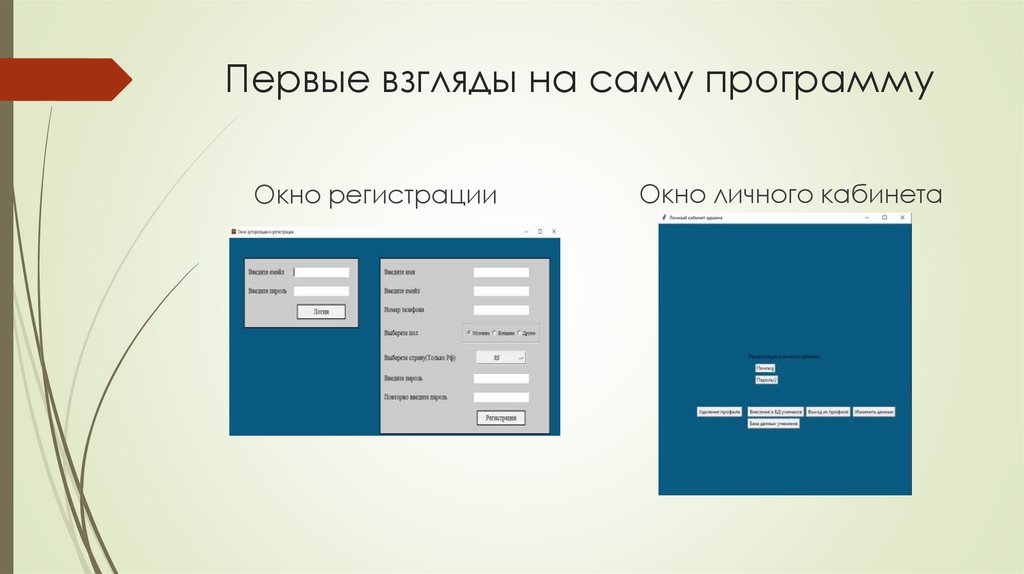 Первые взгляды на саму программу