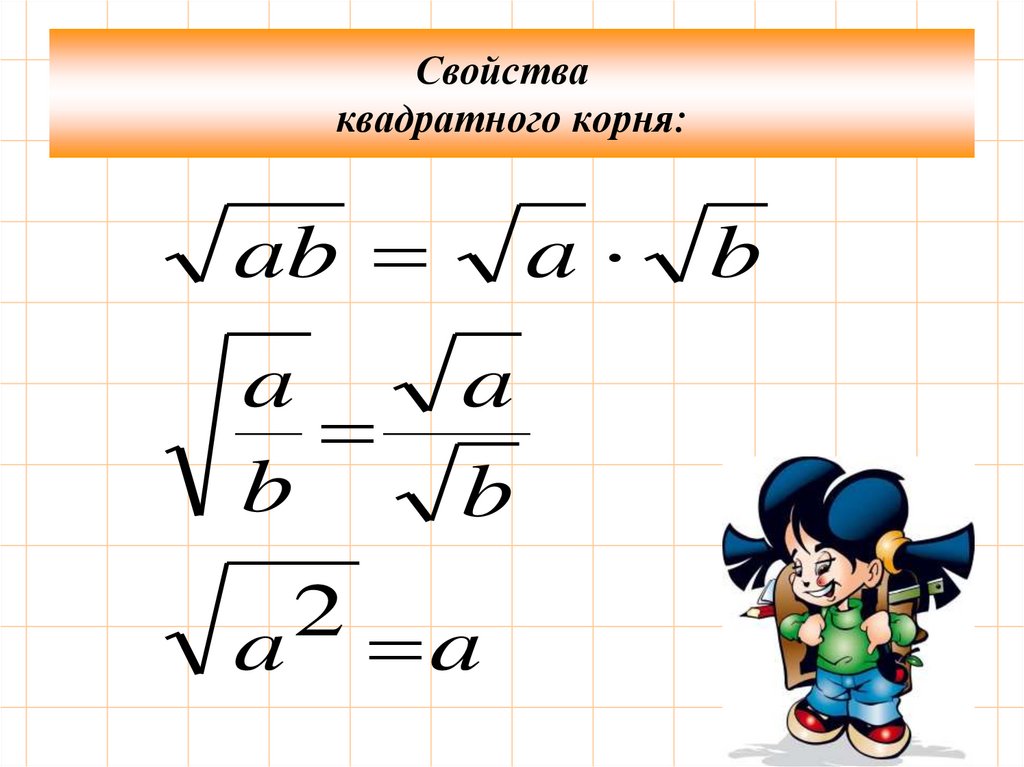 Удивительные квадратные корни проект