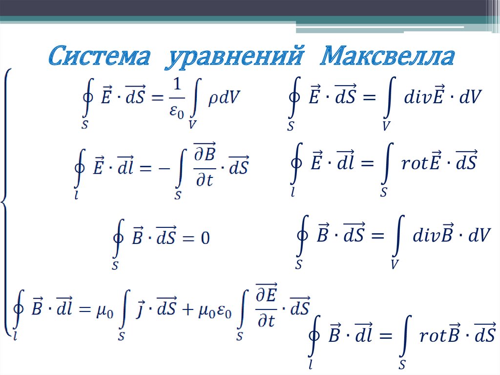 Система уравнений Максвелла