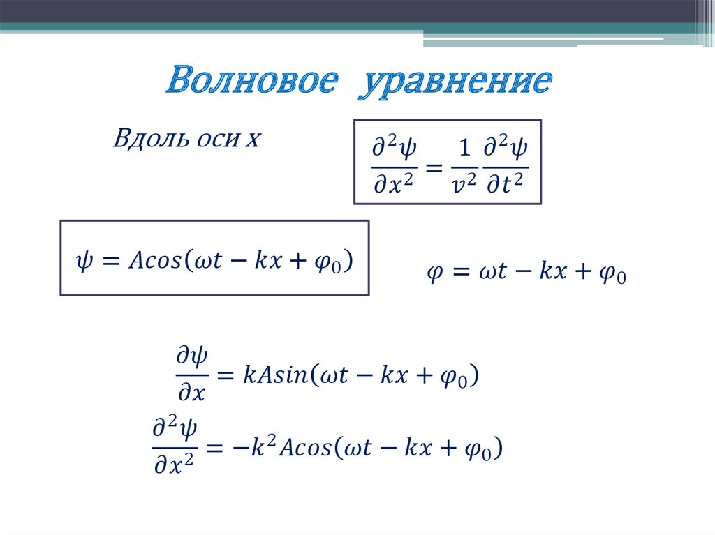 Волновое уравнение