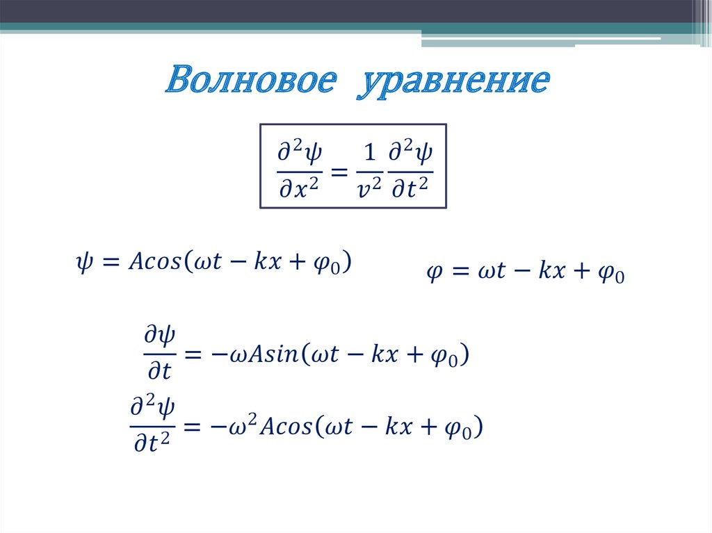 Волновое уравнение