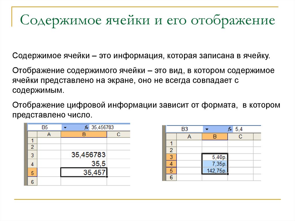 Какие данные могут содержаться в ячейке число картинка диаграмма формула