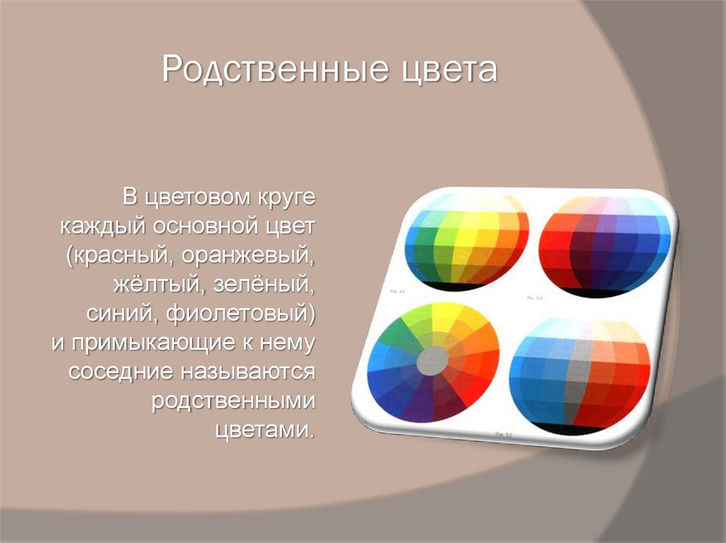 Родственные цвета