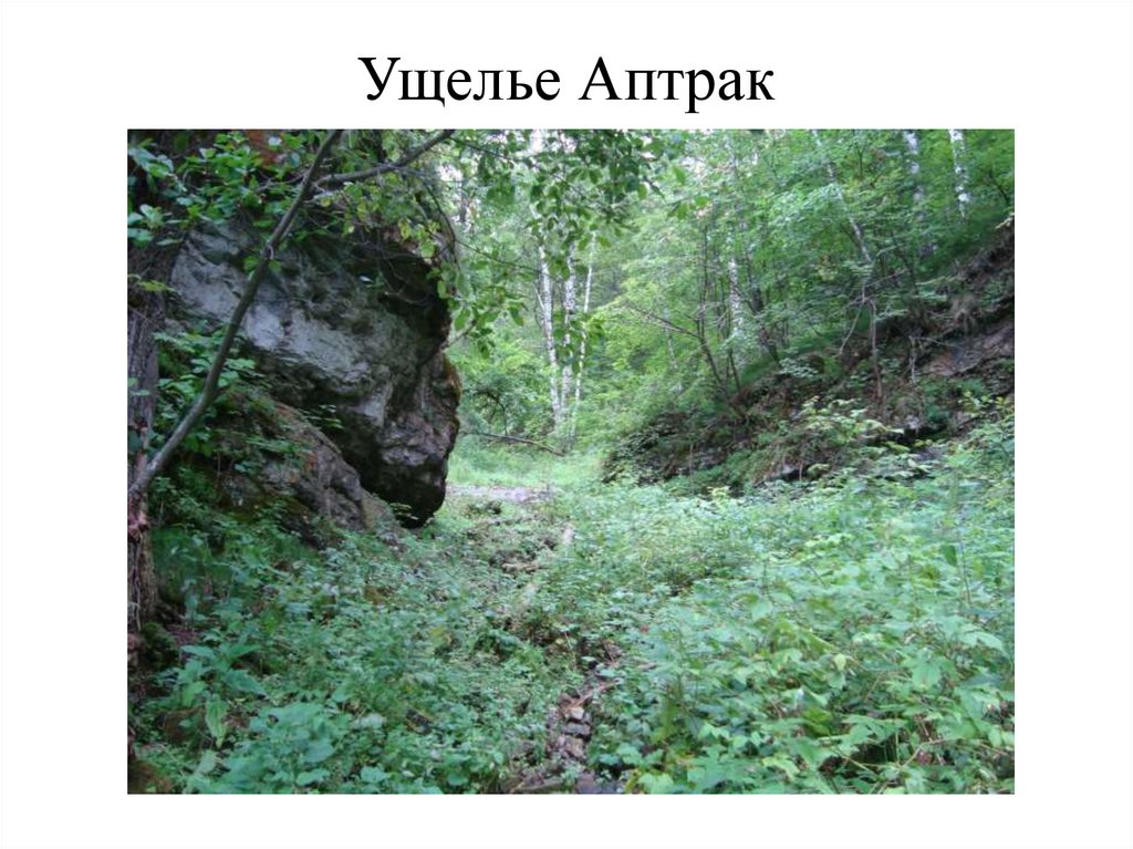 Ущелье Аптрак