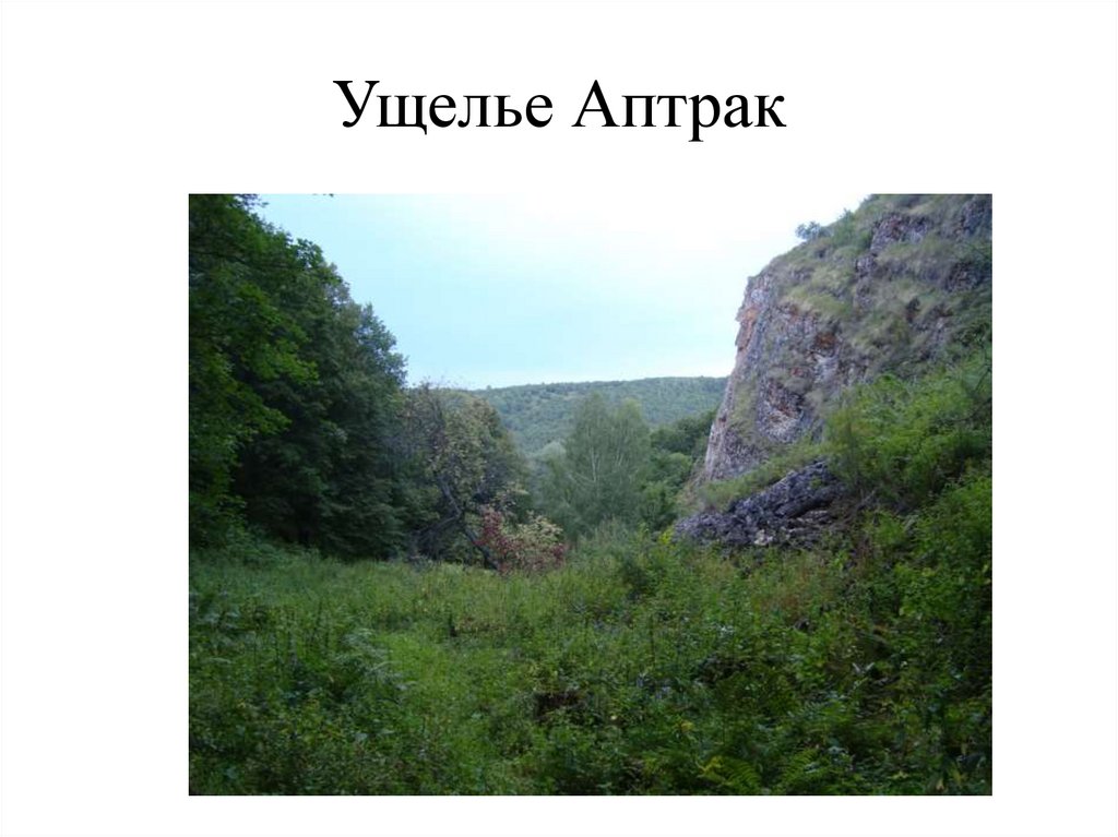 Ущелье Аптрак