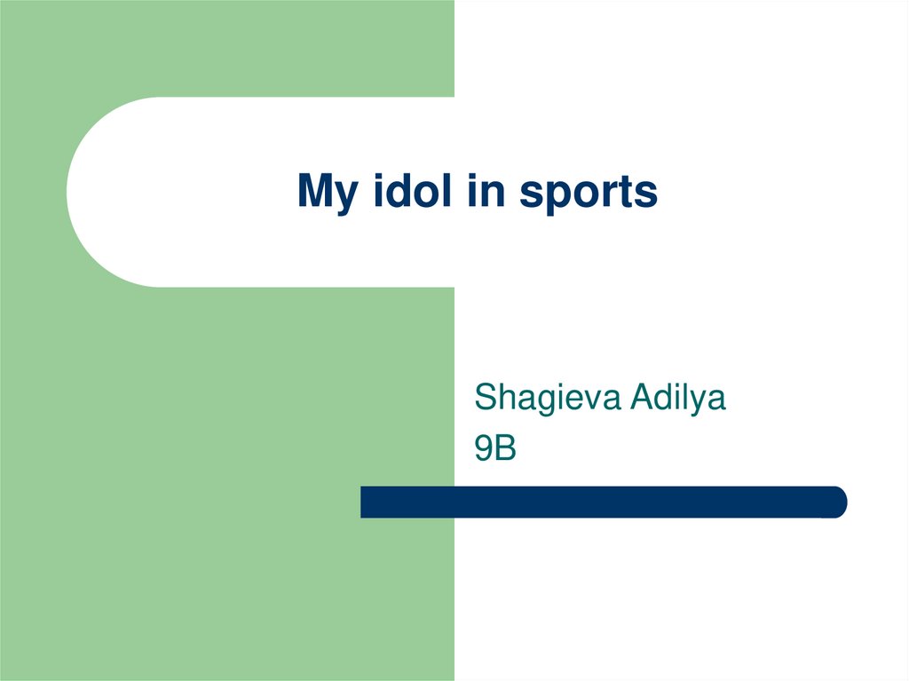 mysport idol essay