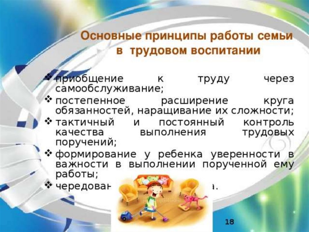 Трудовое воспитание в семье презентация