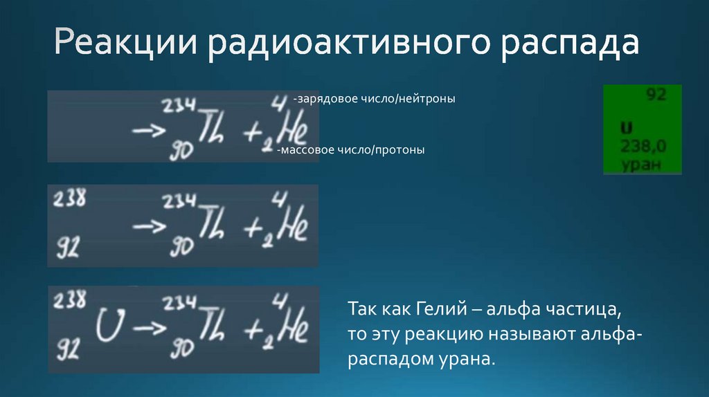 Радиоактивность - презентация онлайн