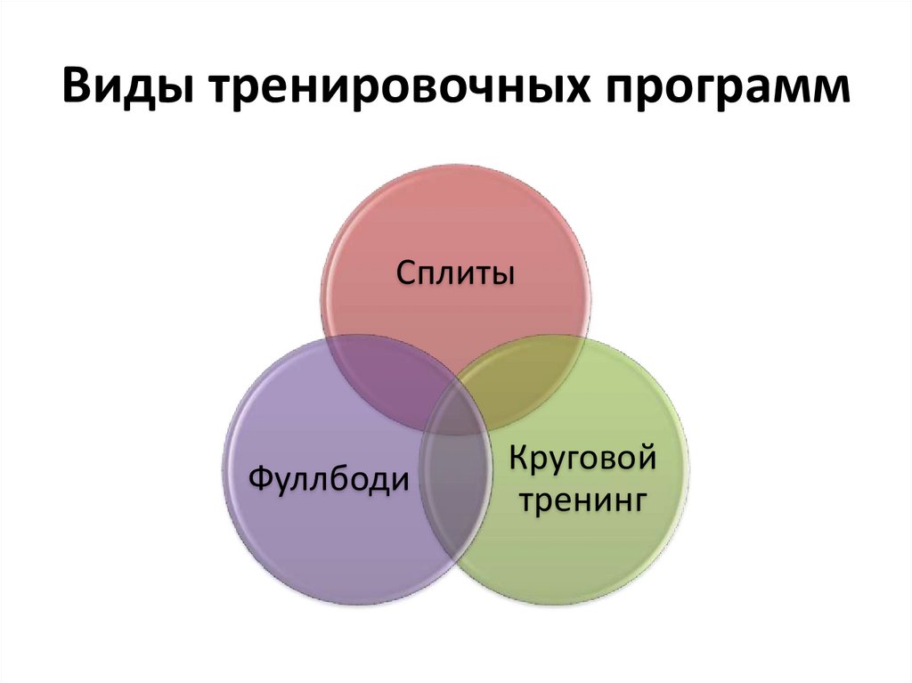 Виды тренировочных