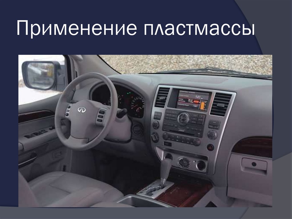 Применение пластмассы