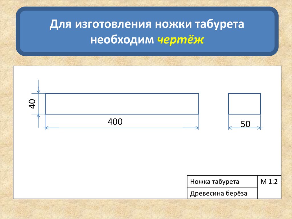 Технологическая карта стула из древесины