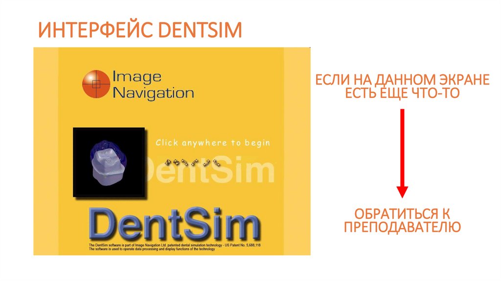 ИНТЕРФЕЙС DENTSIM
