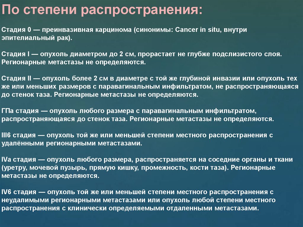 Рак влагалища. Степень частоты влагалища презентация МДК.