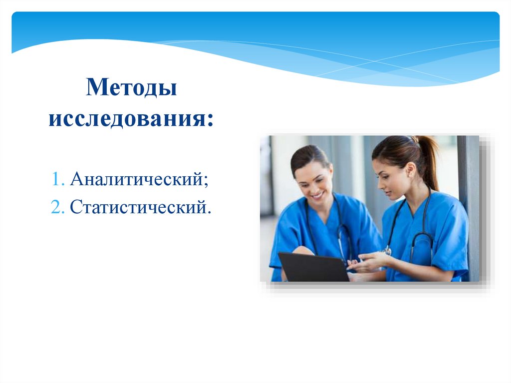 Методы исследования: