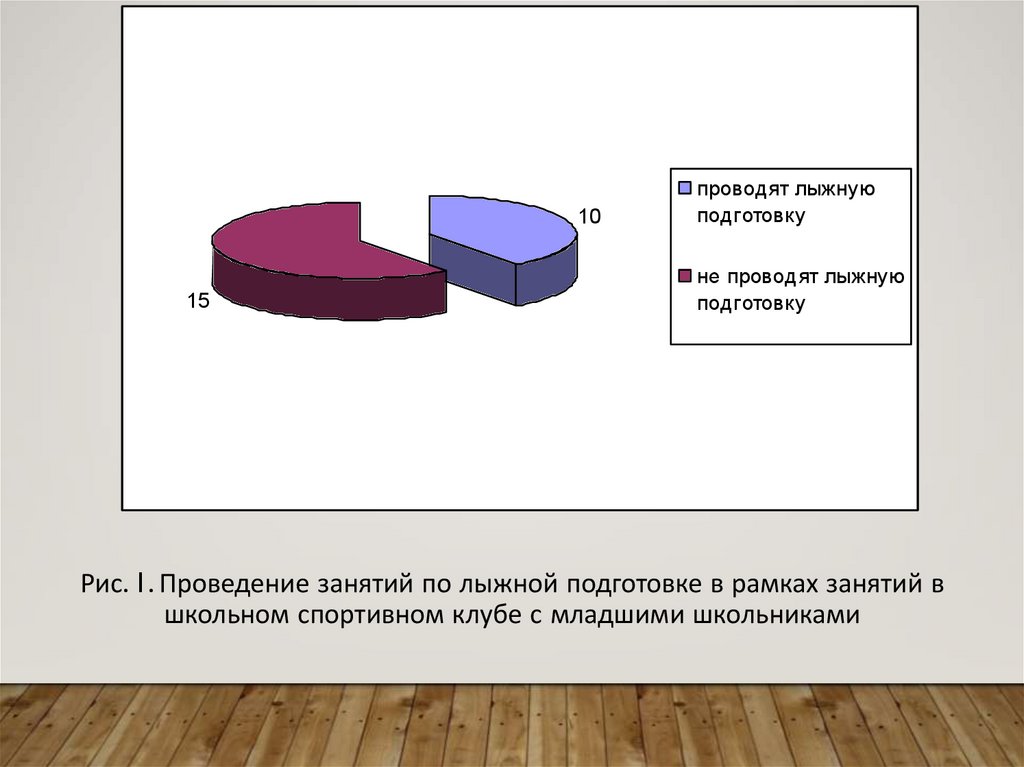 Рис. 1. Проведение занятий по лыжной подготовке в рамках занятий в школьном спортивном клубе с младшими школьниками
