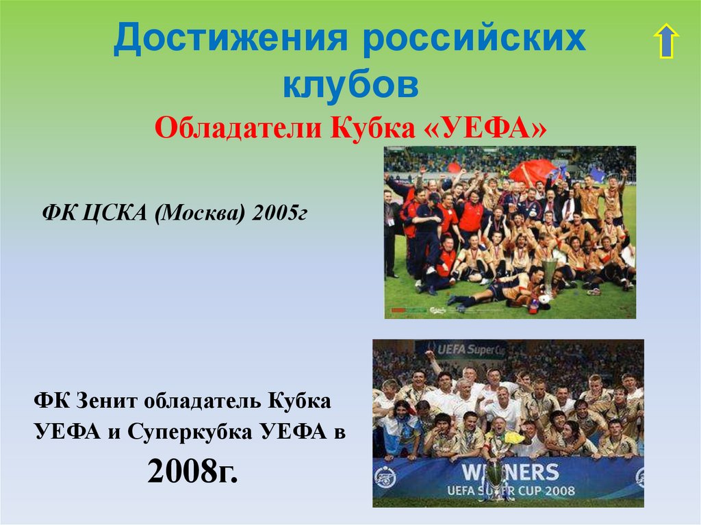 Достижения российских клубов