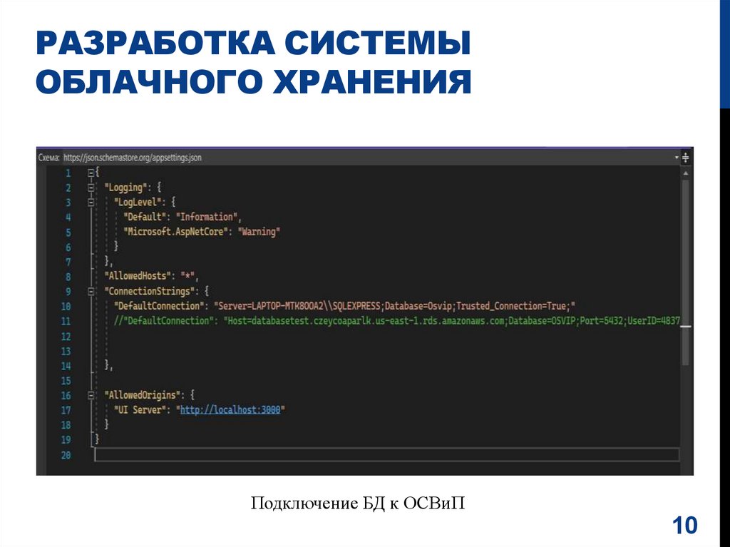 Разработка системы облачного хранения