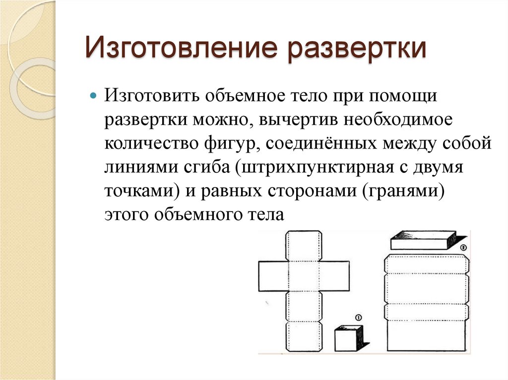 Объем и объемные формы развертка моделирование 3 класс презентация школа россии