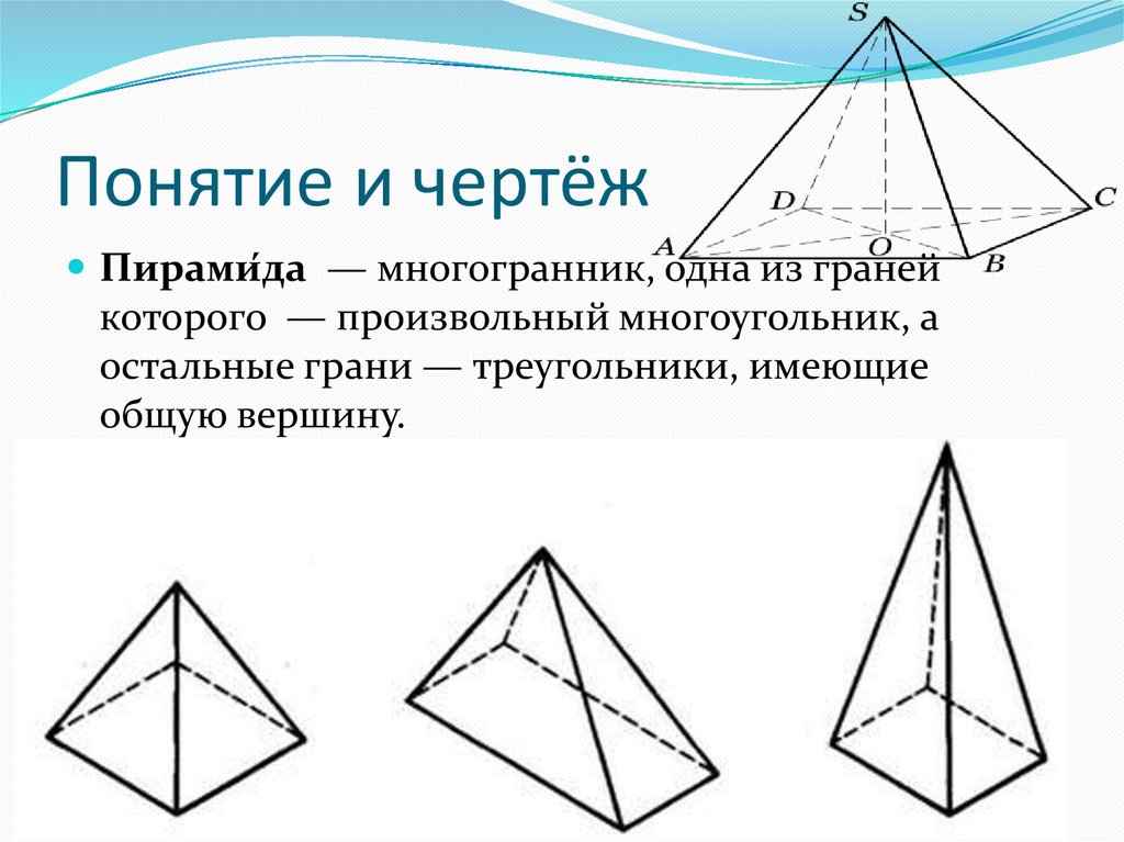 Презентация про пирамиду геометрия 9 класс