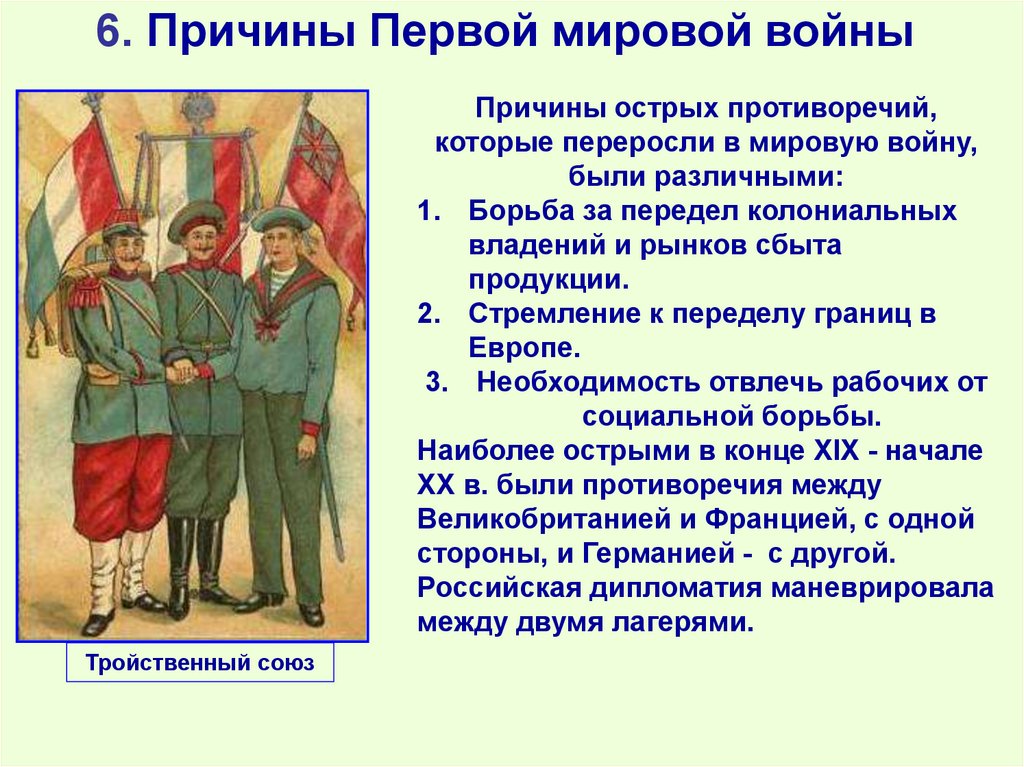 Россия и мир накануне первой мировой войны 10 класс презентация